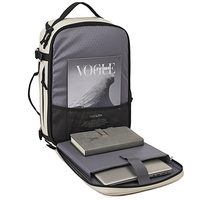 Sac à dos de voyage extensible grande capacité pour ordinateur portable, multicolore, 17 pouces, résistant à l'eau, multi-poches