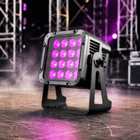 Projecteur LED à tête mobile RGBWA UV 6-en-1 avec contrôle WiFi DMX512 et application, IP20, pour scène, mariage, événement, fête