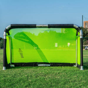 Portería de fútbol de aluminio portátil Puerta de entrenamiento de fútbol de aluminio plegable Porterías de fútbol pequeñas para entretenimiento Entrenamiento deportivo - Product Image 3