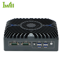 Kendi marka Mini Pc Win Gen çekirdek I5 3 HD desteği Win Linux için 4K masaüstü endüstriyel bilgisayar