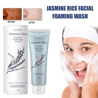 Marque privée OEM Huile Sensible Peau Hydratant Naturel en Profondeur Exfoliant Éclaircir Hydratant Moussant Nettoyant pour le Visage Nettoyant pour le Visage