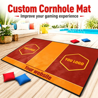 Maßgefertigte Marken-Cornhole-Matte, Tragbarer Outdoor-Spielfeldteppich für Event-Sponsoring, Geschenke und Outdoor-Sportartikel