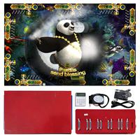 QIQU USA Kit de jeu de table de pêche, Carte PCB de jeu Kong Fu Panda, Cabinet de jeu de pêche 10 joueurs, Logiciel, Fort potentiel de profit