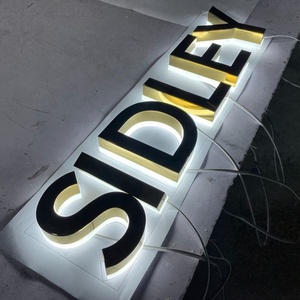 <span class=keywords><strong>Lettres</strong></span> <span class=keywords><strong>de</strong></span> salon en métal doré Enseignes <span class=keywords><strong>de</strong></span> magasin d'affaires logo en acrylique 3d <span class=keywords><strong>Lettres</strong></span> <span class=keywords><strong>de</strong></span> canal LED personnalisées Enseignes rétroéclairées Publicité murale extérieure - Product Image 5