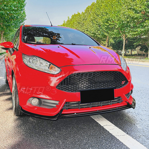 Front Bumper Lip Spoiler Diffuser Splitters Body Kit Aprons Cover Guard Trim for Ford Fiesta MK6 ST 2012-2017 - Product Image 5