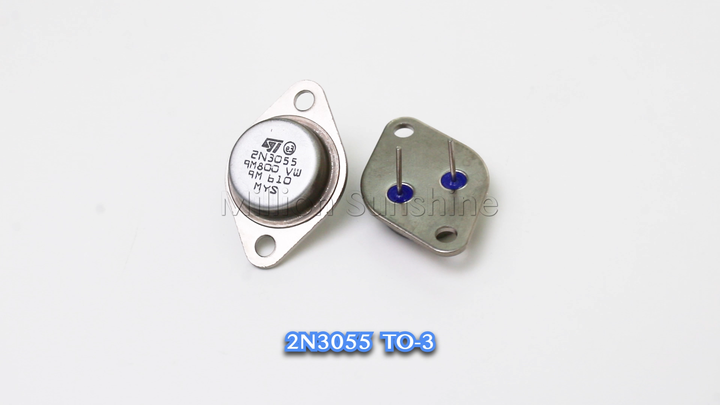 Transistor 2N3055 A-3 15A 60V NPN AF AMPLIFICADOR DE POTENCIA DE Audio  nuevo y original トランジスタ 2N3055 TO-3 15A 60V NPN AF 5個