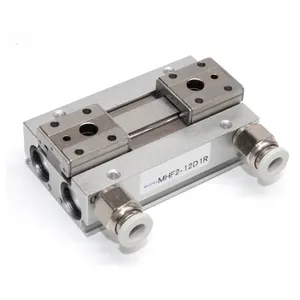 YBL MHF2 Small Low Profile Thin Parallel Air Pneumatic Cylinder With Grippers For Slide Table