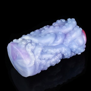 YOCY Venta al por mayor de fábrica: Masturbador masculino de silicona de bolsillo, Vagina de fantasía, Vagina artificial anal, Masturbador de pulpo - Product Image 4