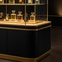 Vitrine de présentation de parfums sur mesure avec canopy, conçue par des experts pour les magasins de détail - Vente directe usine - MOQ 1 pièce