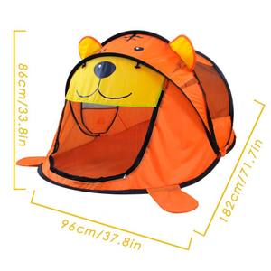 Tienda de juegos de tigre pequeño a juego de colores <span class=keywords><strong>para</strong></span> niños, venta al por mayor, <span class=keywords><strong>casa</strong></span> de juegos de juguete emergente <span class=keywords><strong>para</strong></span> exteriores de dibujos animados <span class=keywords><strong>para</strong></span> niños - Product Image 3