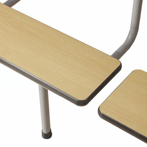 Tavoli e Sedie per Mensa Scolastica in Acciaio Antiruggine Impilabili, Fornitura all'Ingrosso di Arredi per Mensa Scolastica - Product Image 2