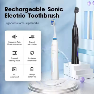 Cepillo de Dientes Sónico Inteligente con Carga Inalámbrica, Personalizado al por Mayor para Adultos, Viene con Estuche de Viaje - Product Image 1
