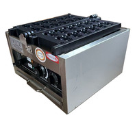 Machine à gaufres électrique en forme de chat, 12 empreintes, populaire, équipement à snacks, en promotion