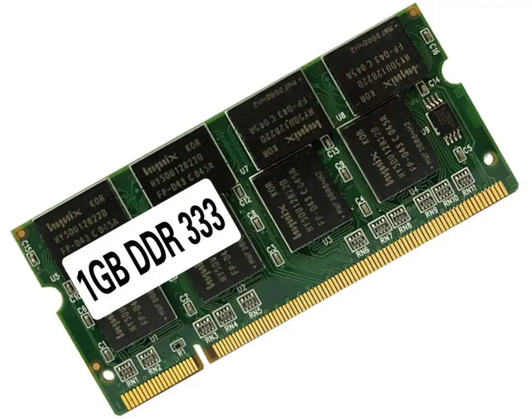 Memoria ddr1 2gb di memoria ram del computer portatile