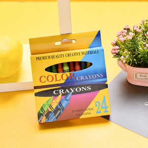 <span class=keywords><strong>Crayons</strong></span> de cire colorés pour enfants, 6/8/12/24 couleurs, dessin à la main, graffiti, bâtonnets vibrants solubles dans l'eau - Product Image 4