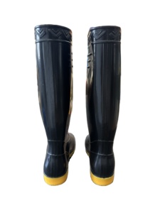Toptan düşük fiyat erkekler ucuz temel PVC güvenlik ayakkabı çalışma ve genel ev çamur yağmur çizmeleri - Product Image 4