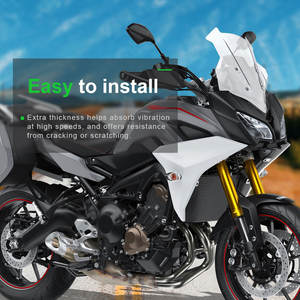 XXUN moto pare-brise pare-brise pare-vent déflecteur d'écran pour Yamaha <span class=keywords><strong>MT09</strong></span> MT 09 MT-09 Tracer GT 2018 <span class=keywords><strong>2019</strong></span> - Product Image 5