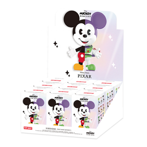 POP MART Mickey remixé Mickey Meets <span class=keywords><strong>Pixar</strong></span> Handheld Blind Boxes Figures Home Decoration Collectible Doll - Product Image 1