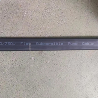 Flaches 3-Adriges 4-Adriges Flexibles PVC-Gummi 16mm 25mm 35mm 50mm 70mm Elektrisches Tauchpumpenkabel für Tiefbrunnen Preis
