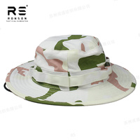 Chapeau de pêcheur français Chasseur Alpins Tundra Camouflage Bonnie Hat NYCO 50/50 Rip-stop Nylon Coton Tissu tactique Mil-spec WR NIR