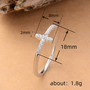 Slim <b>Band</b> Ring Vintage Minimal Design Finger Ring for Women - Product Image 5