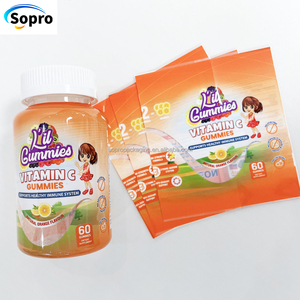 Tùy Chỉnh Trái Cây Và Rau Vitamin Bổ Sung Chai Nhiệt Thu Nhỏ Bọc Nhãn Tay Áo Nhãn Bọc Nhựa Pet Chai PVC Bọc Nhãn - Product Image 4