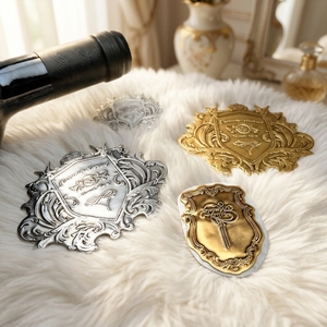 Adesivi Metallici Personalizzati per Profumi - Incisione Vintage in Rame, Stampati con Note di Fragranza e Volume, per Flaconi di Profumo da <span class=keywords><strong>Donna</strong></span> e Uomo - Product Image 5