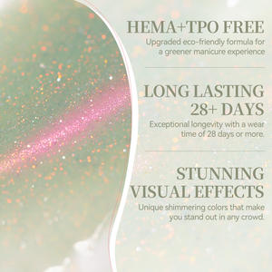 BORN PRETTY 10ml Vernis à ongles magnétique gel chat rose guava vert, brillant intense, à faire tremper, gel UV, art des ongles, vernis, grossiste - Product Image 5