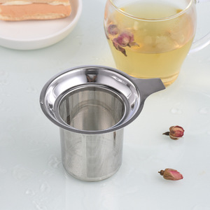 <span class=keywords><strong>Infuseur</strong></span> à thé à feuilles mobiles 18/8 passoire à café en acier inoxydable avec grande capacité pour théières tasse tasse à thé infuser café - Product Image 4