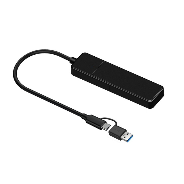 Dual Protocol M.2 SSD Adapter Cable for Nvme SSD 2230 2242 2260 2280 22110 Type C USB3.1 NGFF SATA 2 in 1 M2 SSD Adapter