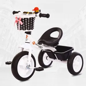 大车轮婴儿三轮车，带推手柄幼儿自行车/批发高品质最优惠的价格儿童三轮车/婴儿脚踏车三轮车