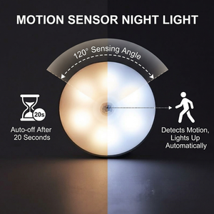 Luz LED con Sensor de Movimiento para Debajo del Gabinete, Recargable, Luz Nocturna CW&WW para Cocina, <span class=keywords><strong>Armario</strong></span>, Escaleras, Estantería, Dormitorio, Decoración del Hogar - Product Image 4