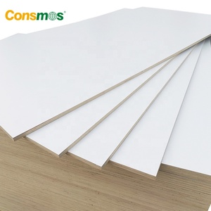 Lámina de Contrachapado Laminado con <span class=keywords><strong>Melamina</strong></span> de Color Blanco de 18 mm, 1220 mm*2440 mm - Product Image 1