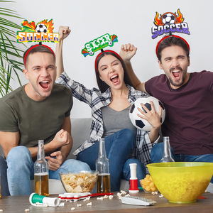 Nuevas Diademas Elásticas para Fútbol 2026, Accesorios para el Cabello con Temática Deportiva <span class=keywords><strong>de</strong></span> Fútbol, para Fiestas Temáticas del Día del Partido - Product Image 3