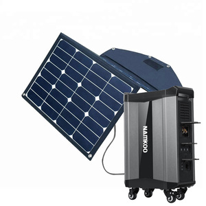 Station d'alimentation portable de grande capacité 2000w, solaire, 2515Wh, 220V, 110V, avec panneau solaire - Product Image 2