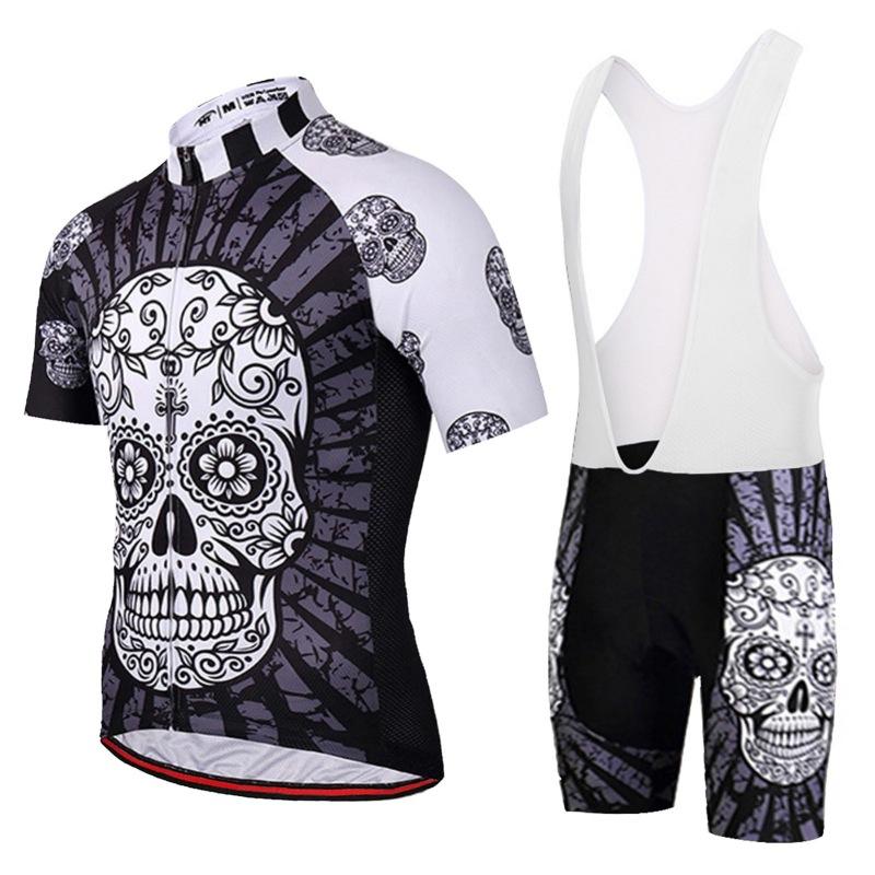 Cross-border special black cycling suit set