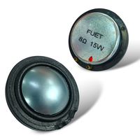 Tweeter Hi-Fi 8Ohm 15W en aluminium, dôme hybride en soie, 40mm, aimant néodyme rond, OEM, vente en gros, pour l'audio automobile et le home cinéma FUET