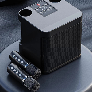 Altavoces inalámbricos Bluetooth para máquina de karaoke con micrófono dual para adultos, niños, fiesta, Oficina - Product Image 1