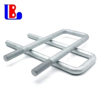 Bolt Tools Hardware Fasteners Carbon Steel U-Bolts Class 4 Class 8 Class 10 UNC UNF Thread OEM Custom Cut Length