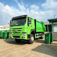 Nouveau camion compacteur à benne basculante manuelle diesel 10-12CBM, véhicule de compression hydraulique pour les déchets urbains