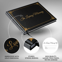 Couverture rigide livres de vœu de vœu personnalisé blanc personnalisé signe lin planification de mariage livre d'or Album Photo