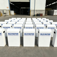 Système de filtration triple BB blanc 20x4,5 pouces à couverture intégrale avec filtres pour éliminer les sédiments, les impuretés, le tartre, les chloramines et les bactéries de l'eau