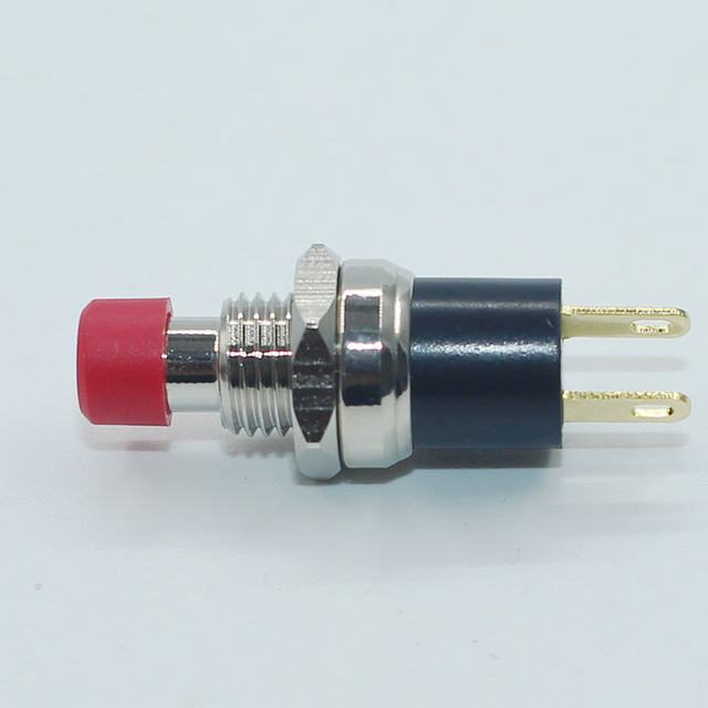 7mm ON-OFF 2Pin Latching Self-Locking SPST Normally Open Mini Push Button Switch