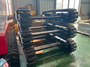 Ultralichte elektrische hydraulische rupsbandplatform telescopische <span class=keywords><strong>lift</strong></span> 12m hoogte 320kg draagvermogen - Product Image 5