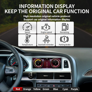 Đầu DVD Xe Hơi Google GPS BT WIFI 4G Carplay Màn Hình Hiển Thị Android 11 8 Nhân Cho Audi A6 C6 Q7 2005-2015 - Product Image 4