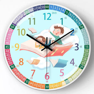 <span class=keywords><strong>Reloj</strong></span> de pared Reida directo de fábrica <span class=keywords><strong>para</strong></span> niños, <span class=keywords><strong>para</strong></span> <span class=keywords><strong>aprender</strong></span> a leer <span class=keywords><strong>la</strong></span> <span class=keywords><strong>hora</strong></span>, sin sonido de tic-tac, funciona con pilas, <span class=keywords><strong>reloj</strong></span> educativo <span class=keywords><strong>para</strong></span> niños, pequeño <span class=keywords><strong>reloj</strong></span> didáctico. - Product Image 1