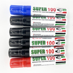 Rotulador Permanente Negro de Venta Caliente, a Base de Alcohol, Punta Gruesa de 10mm, para Uso Escolar y de Oficina, Directo de Fábrica - Product Image 5