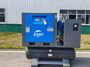 Compresor de <span class=keywords><strong>Aire</strong></span> de Tornillo Todo en Uno de Velocidad Fija ZAKF con Certificación CE, 7.5KW/10HP, con Secador y Tanque para Selección de Color de Arroz - Product Image 2