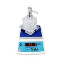 Distributeur de savon liquide en verre givré, en alliage de zinc durable, de haute qualité, à fixation murale, pour hôtel, villa