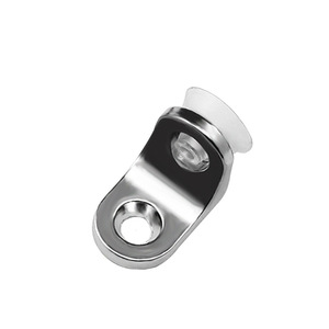 Support d'étagère à ventouse en alliage de zinc pour cloison en verre, quincaillerie d'armoire - Product Image 4